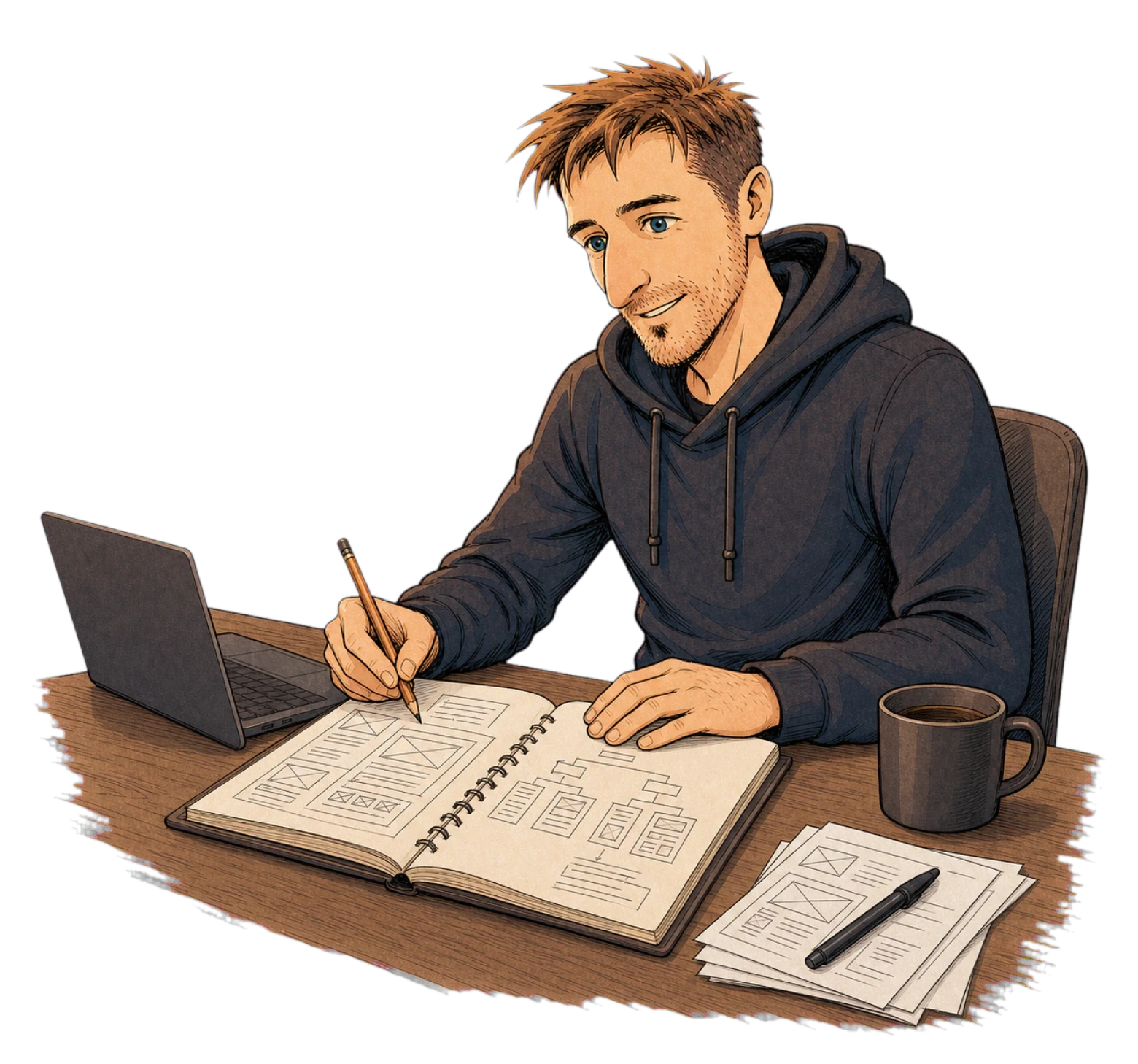 Niko mascot desk